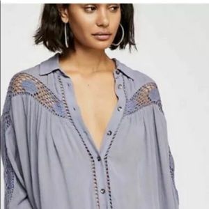 Free People Katie Bird Shirt
